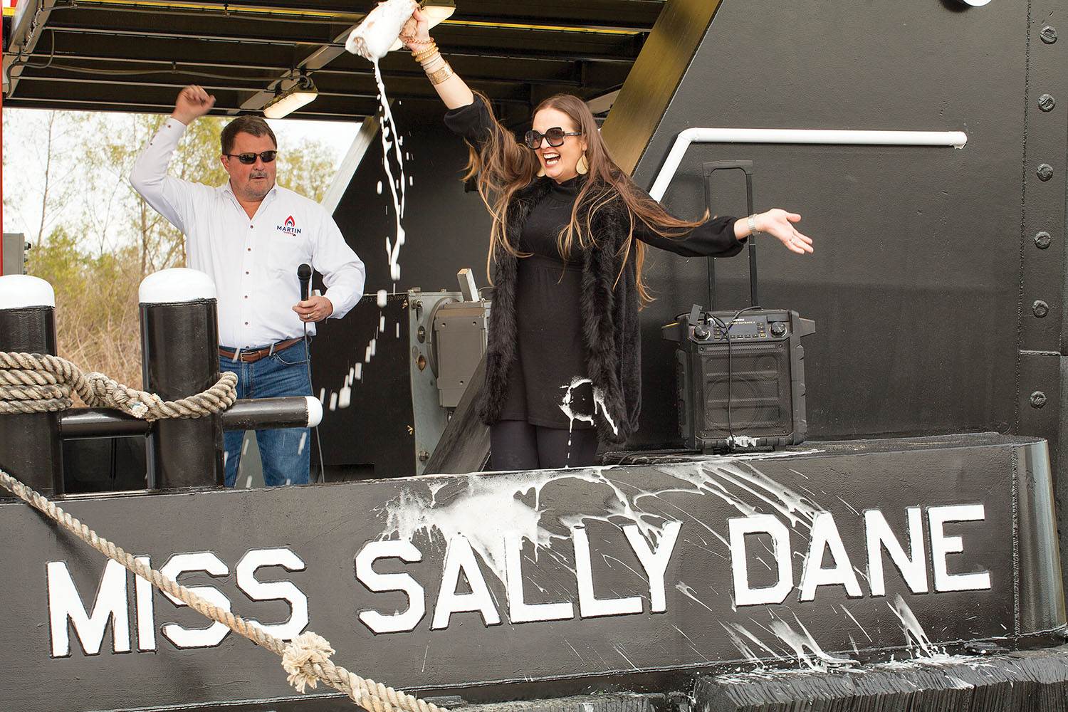 Maritime Partners Christens Mv. Miss Sally Dane - Maritime Partners, LLC